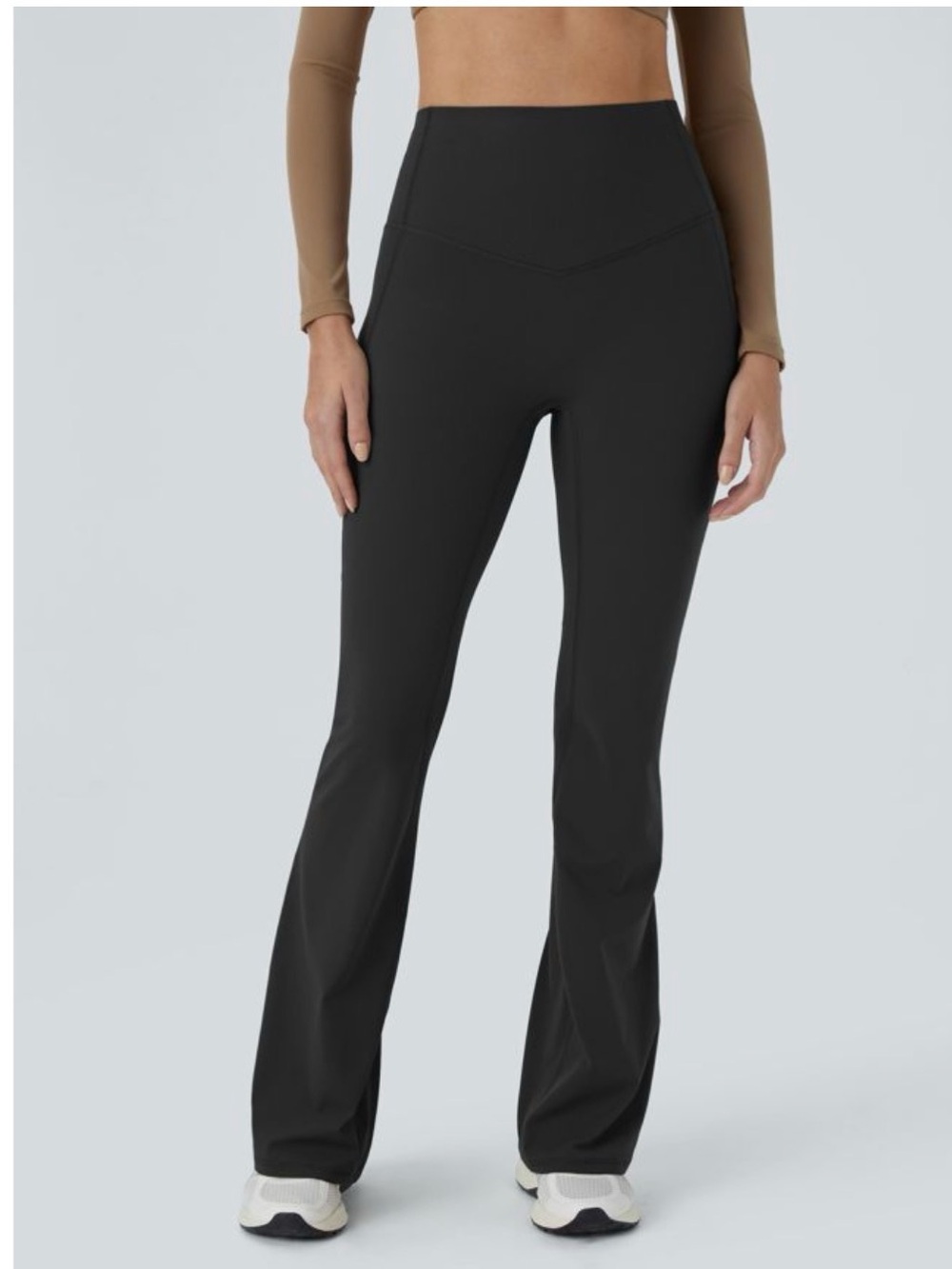Halara High-Rise UltraSculpt Tummy Control Flared Leggings